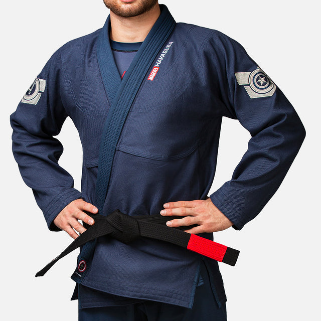 BJJ kimono Marvel Captain America – Modré