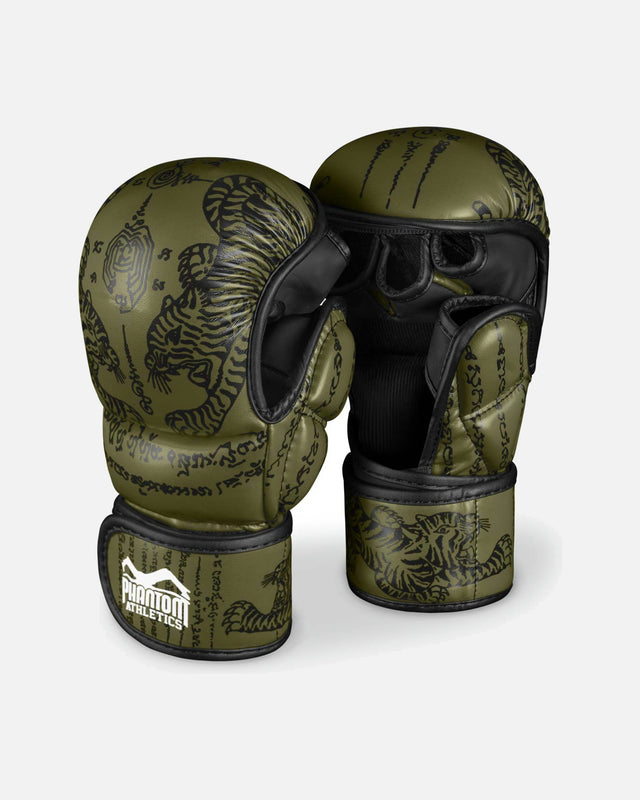 MMA sparingové rukavice Phantom Athletics Muay Thai – Mrazivě bílé
