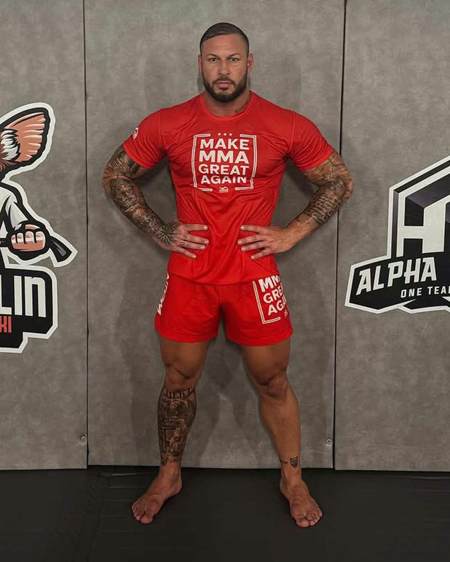 Phantom Athletics MMA-shorts Fusion-R Make MMA Great Again - Rød
