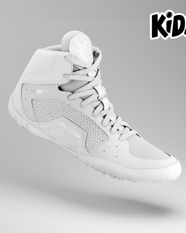 Phantom Athletics Buty zapaśnicze Tactic Dziecięce – Białe