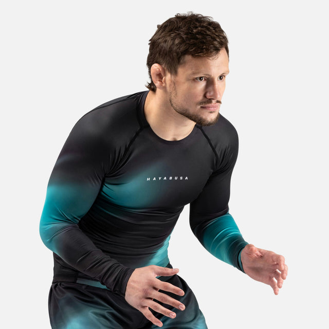 Rashguard Hayabusa Apex Nova Manga Larga - Turquesa