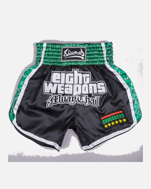 8 WEAPONS Muay Thai shorts West Coast – Grøn