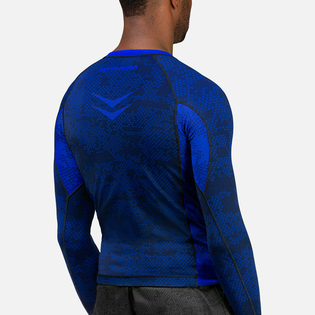 Hayabusa Rashguard Ranked Dlouhé rukávy – Modrý