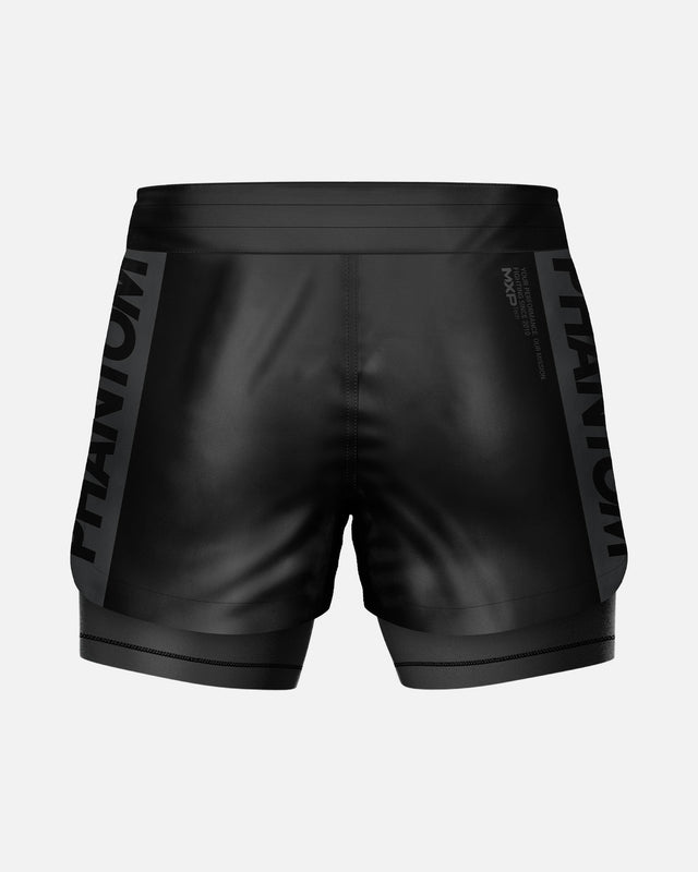 Phantom Athletics Compression Shorts Fusion 2in1 Apex – Black/Grey