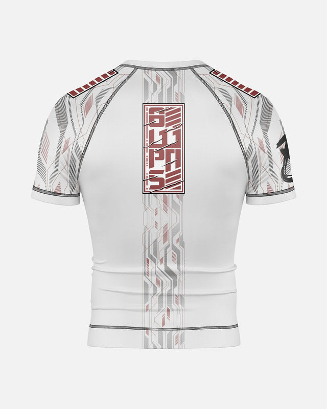 Rashguard 8 WEAPONS Samurai 2.0 – Blanc/Rouge