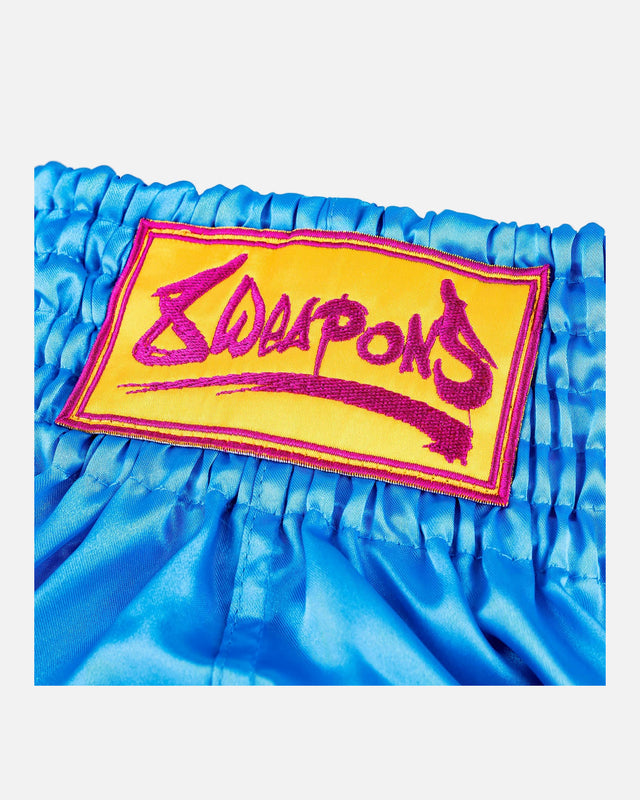 Shorts de Muay Thai 8 WEAPONS Meow Thai – Bleu/Violet