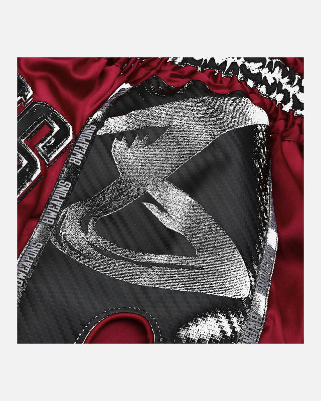 8 WEAPONS Muay Thai shorts Carbon - Rød