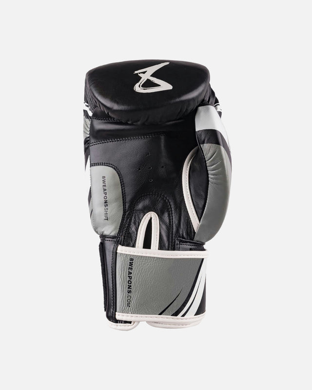 8 WEAPONS Boxhandschuhe Shift – Schwarz/Weiß