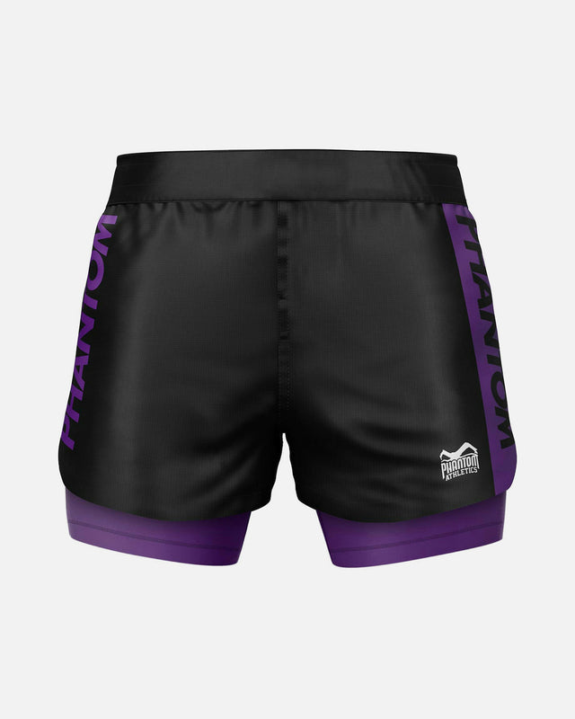 Phantom Athletics Compression Shorts Fusion-R 2in1 Ranked – Purple