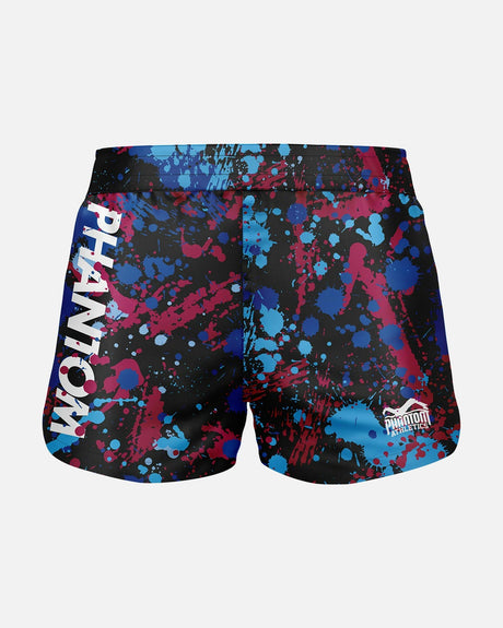 Pantalones de MMA Phantom Athletics Fusion Splatter – Azul