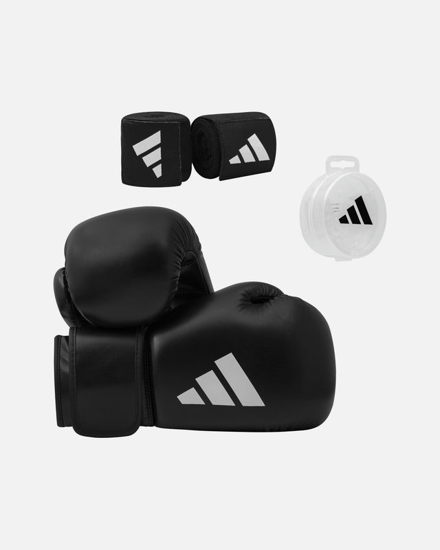 Luvas de boxe Adidas – 12oz – Preto/Branco