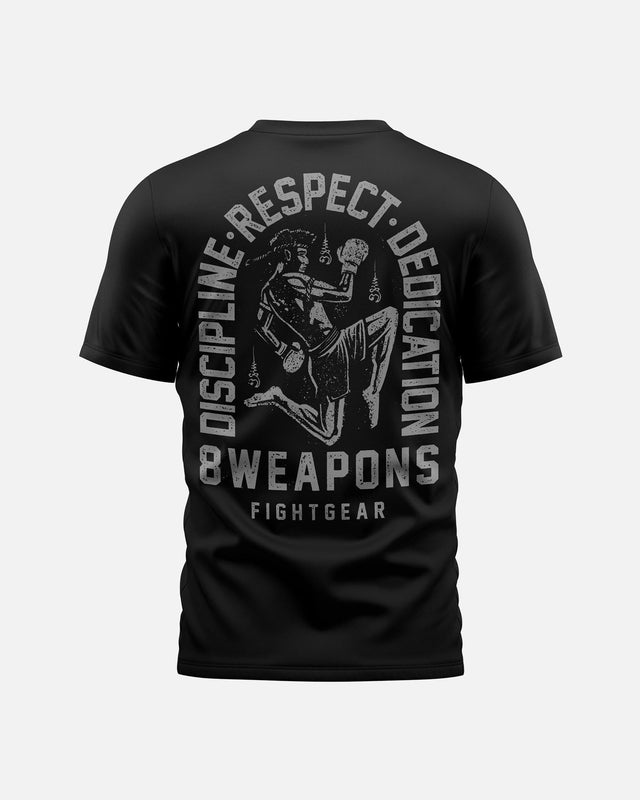 8 WEAPONS T-Shirt Tombstone – Schwarz