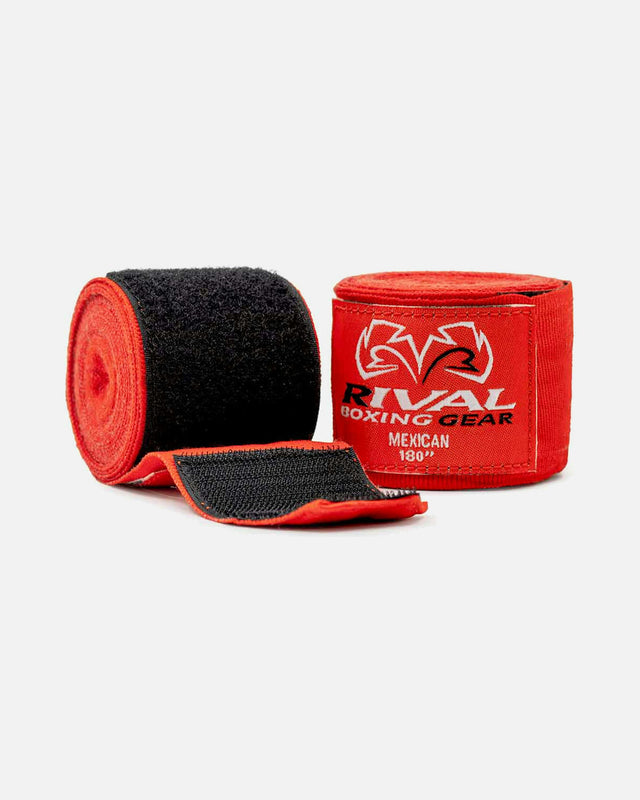 Boxerské bandáže Rival Mexican Stretch – Červené