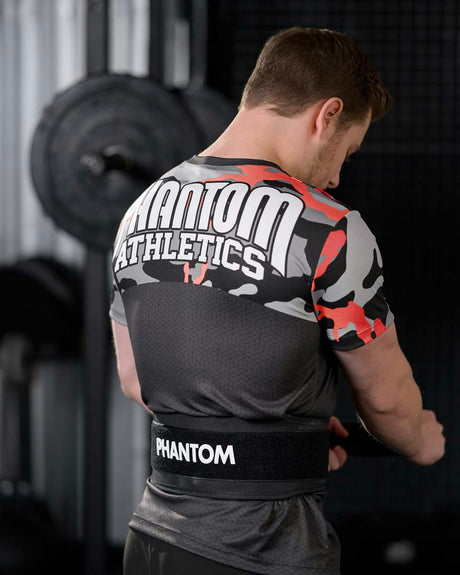 Phantom Athletics EVO Camo træningst-shirt – Rødt