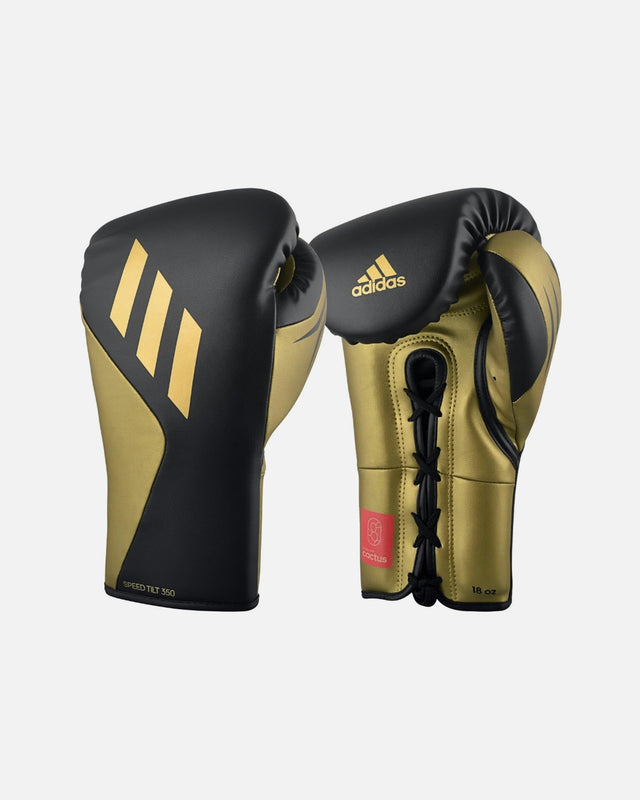 Mănuși de box Adidas Speed Tilt 350 – Negru/Auriu