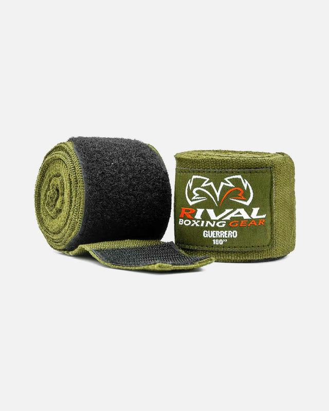 Bandaje de box Rival Guerrero 450 cm – Verde Kaki