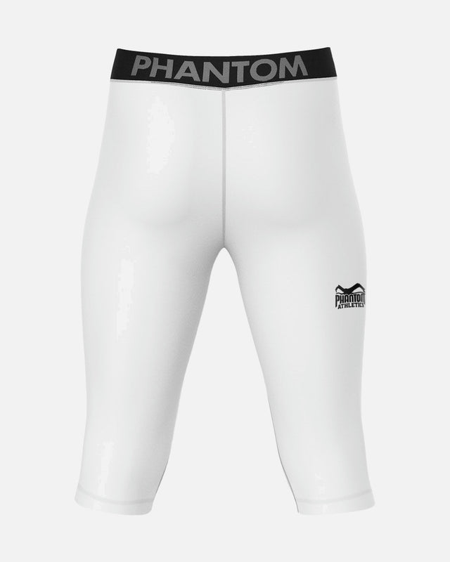 Shorts de compression Phantom Athletics APEX 3/4 – Blanc