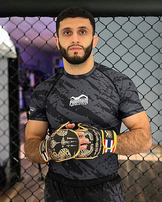 Guanti MMA da sparring Phantom Athletics Muay Thai – Nero/Oro