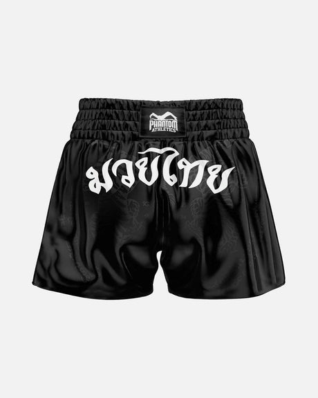 Pantalones de Muay Thai Phantom Athletics Sak Yant - Negro
