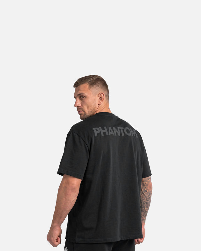 Phantom Athletics Triko Oversize Blacked – Černé