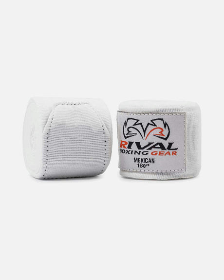 Bandes de boxe Rival Mexican Stretch – Blanc
