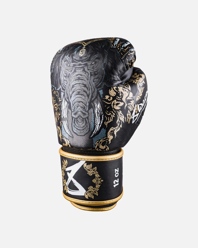 Luvas de boxe 8 WEAPONS Three Elephants 2.0 – Preto/Ouro