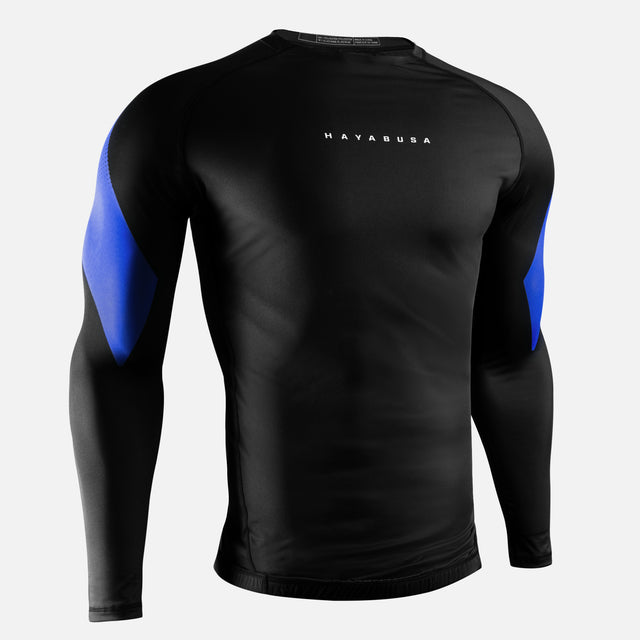 Hayabusa Rashguard Pro Ranked Lange Ärmel – Blau
