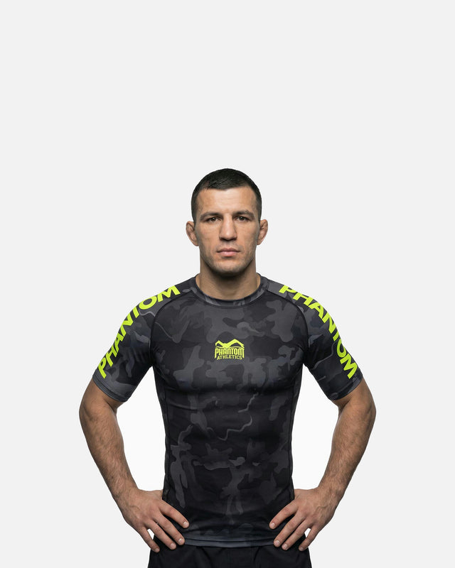 Phantom Athletics Rashguard EVO Neon – Sort/Neon