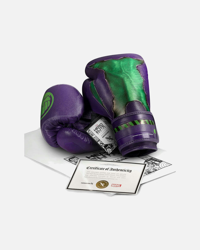 Guantoni da boxe Hayabusa Hulk – Viola/Verde