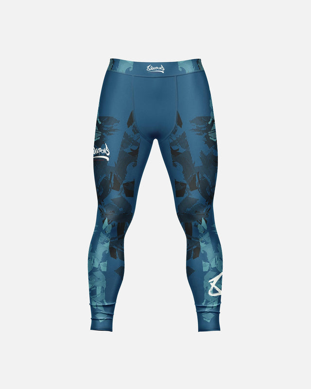 Pantaloncini a compressione 8 WEAPONS Hit 2.0 – Blu navy/Nero