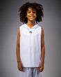 Venum Hoodie Elite Sleeveless Barn – Vit