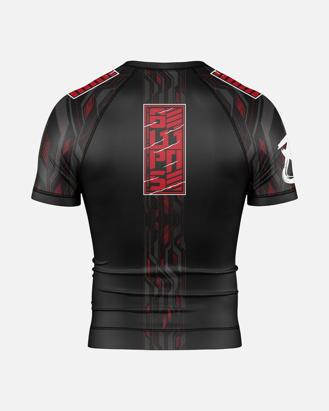 8 WEAPONS Rashguard Samurai 2.0 – Negro/Rojo