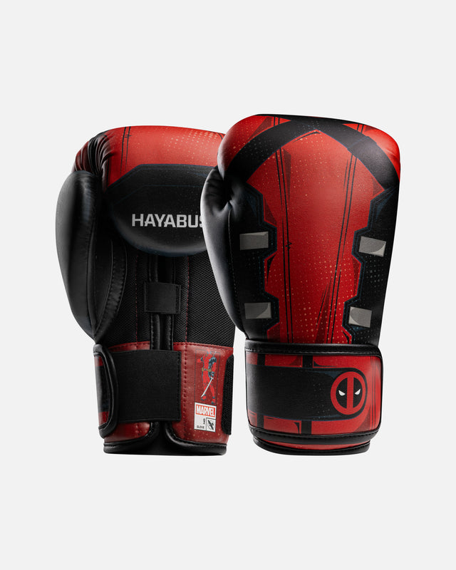 Hayabusa x Marvel Boksehandsker Deadpool - Rød/Sort