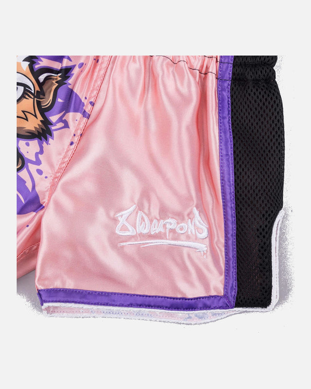 8 WEAPONS Muay Thai shorts Jenny - Lyserød