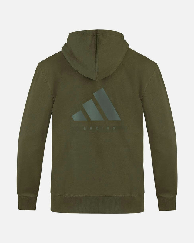Sweat à capuche Adidas Community Boxing – Vert olive
