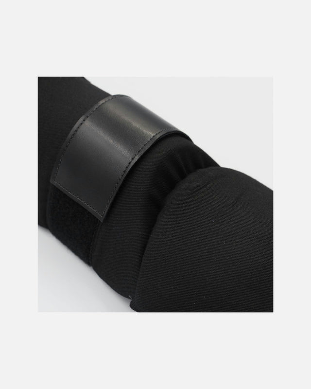 Adidas Skinnebensbeskyttere Textile Shin Instep Guard - Sort/Hvid