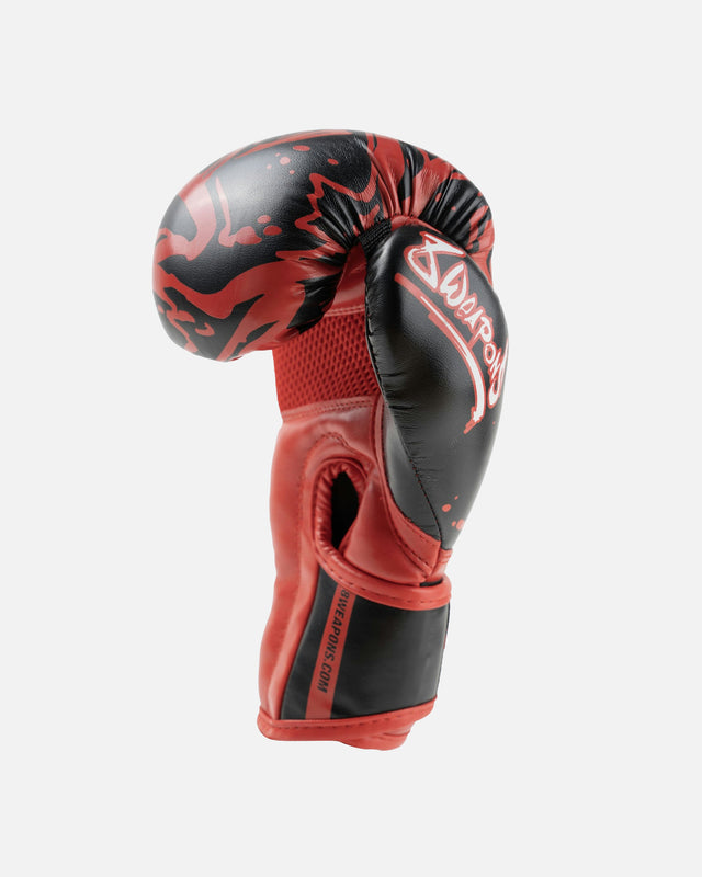 8 WEAPONS Boxhandschuhe Joe – Schwarz/Rot