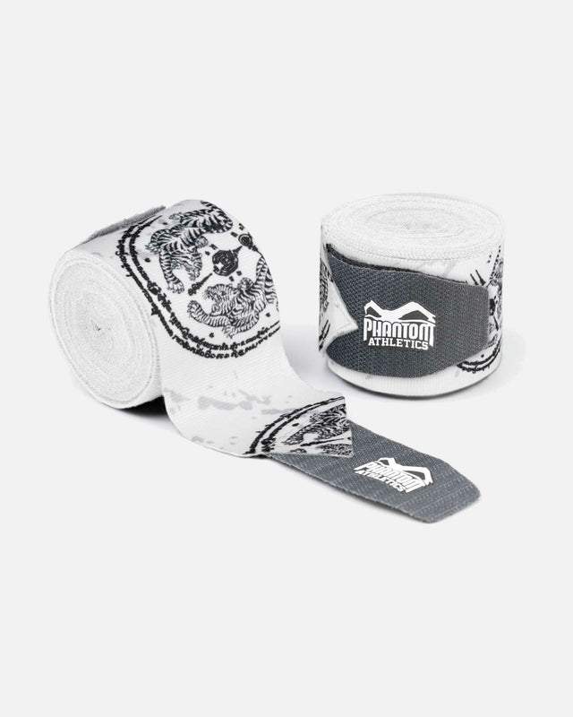 Phantom Athletics Hand wraps Sak Yant - White