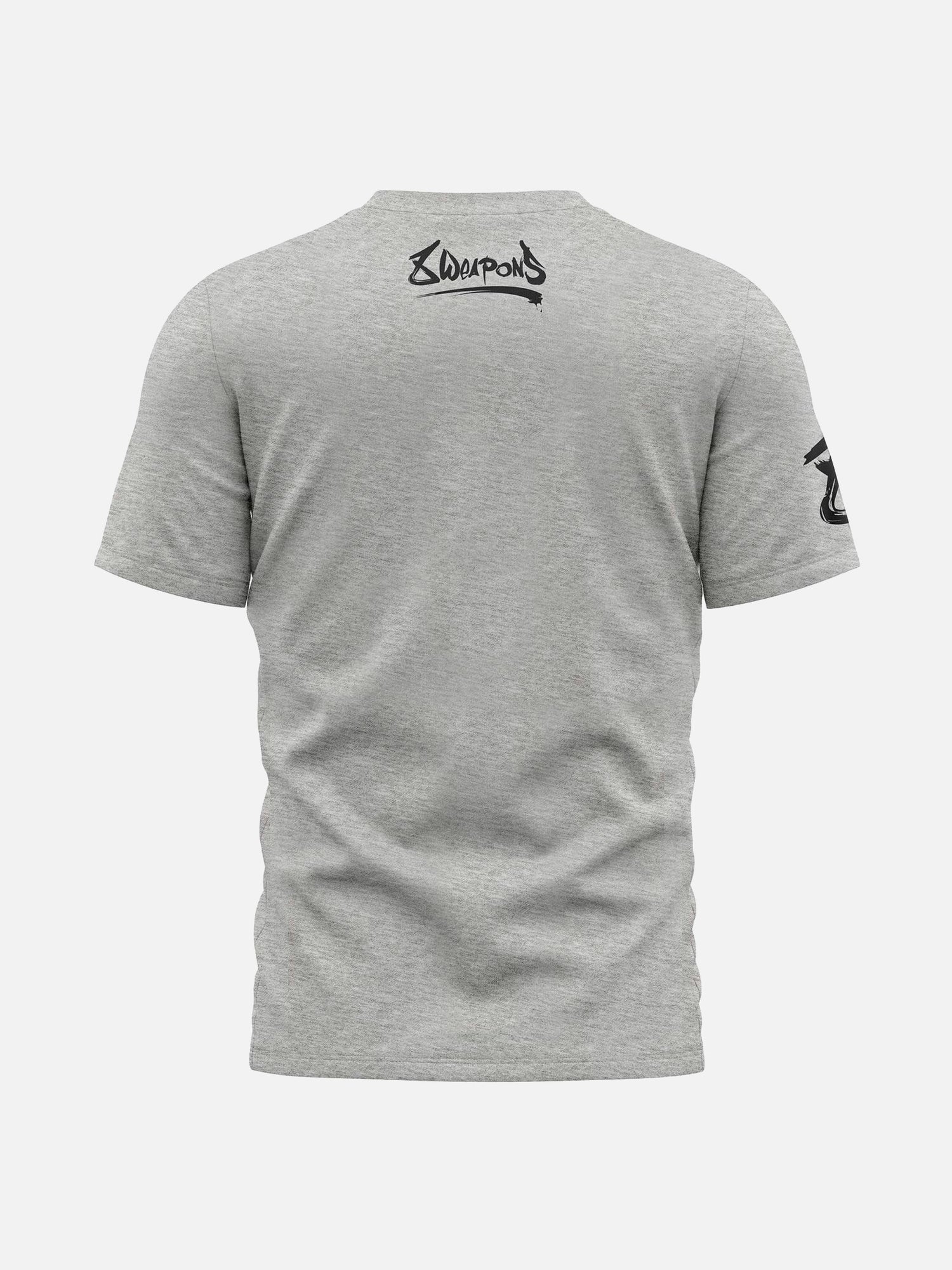 T-shirt 8 WEAPONS Sak Yant Tigers – Cinzento