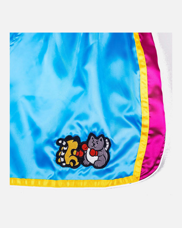 Shorts de Muay Thai 8 WEAPONS Meow Thai – Bleu/Violet