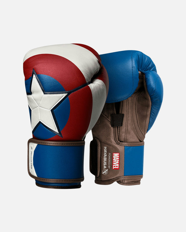 Luvas de boxe Hayabusa x Marvel Captain America – Vermelho/Branco/Azul