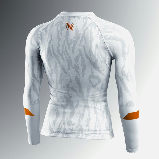 Rashguard Hayabusa Apex Vantage Manga Larga Mujer – Blanco