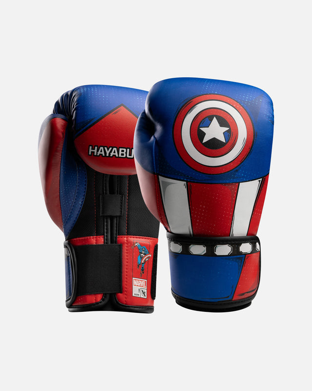 Luvas de boxe Hayabusa Captain America – Vermelho/Branco/Azul