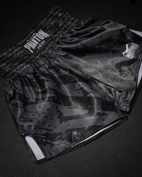 Spodenki Muay Thai Phantom Athletics Tiger Camo – Szare