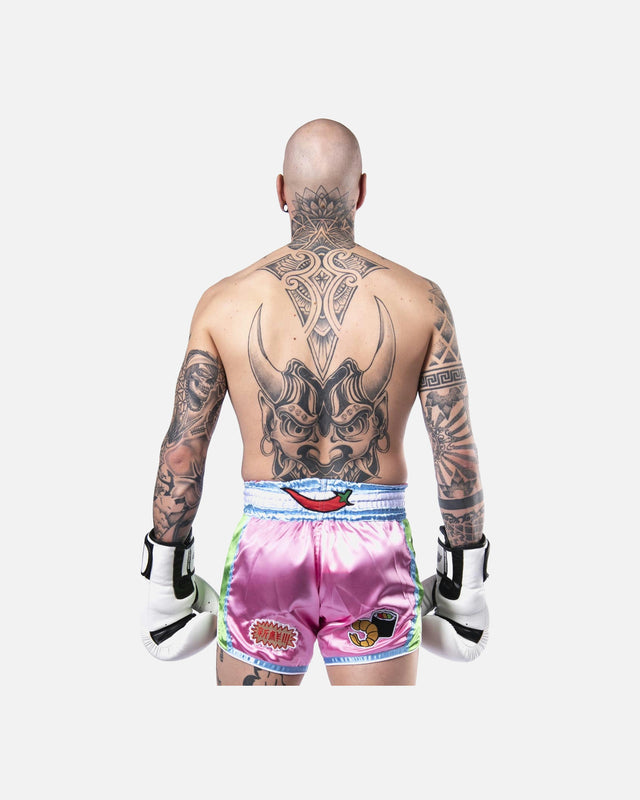 Pantalones de Muay Thai 8 WEAPONS Yummy – Rosa