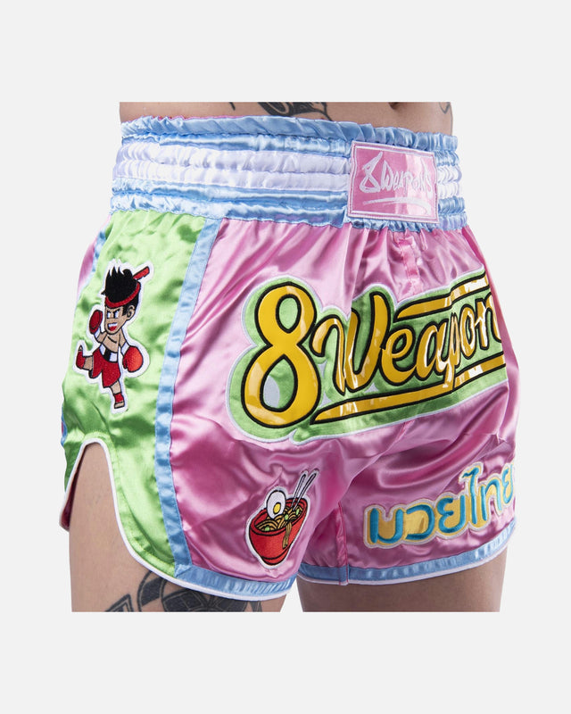 Pantalones de Muay Thai 8 WEAPONS Yummy – Rosa