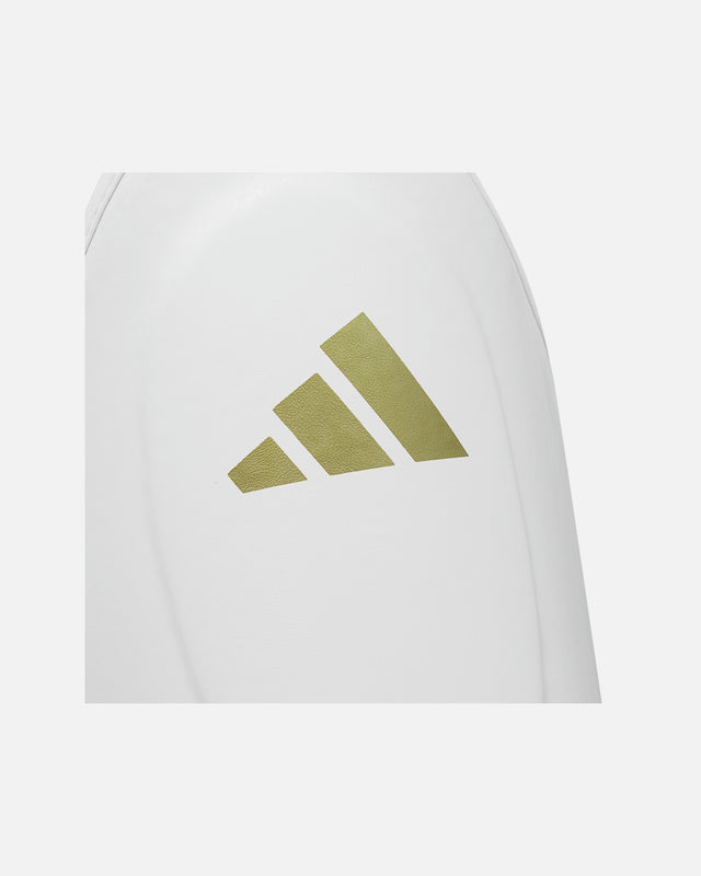 Protège-tibias Adidas Speed Thai Shin-n-Step – Blanc/Or