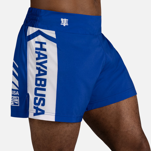 Shorts de Muay Thai Hayabusa Icon – Bleu/Blanc