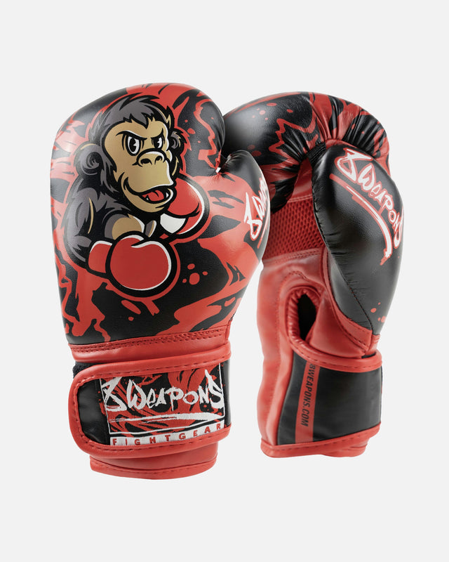 8 WEAPONS Boxhandschuhe Joe – Schwarz/Rot