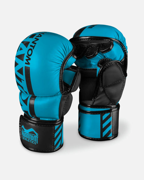 Guantes de MMA Phantom Athletics APEX – Azul Neón